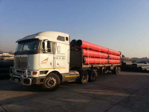 Flame Retardant HDPE Pipe 560mm x 12m PN16 PE100