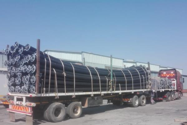 200mm x 12m PN20 PE100 HDPE pipe SFBE T1000/3 (SDR9)